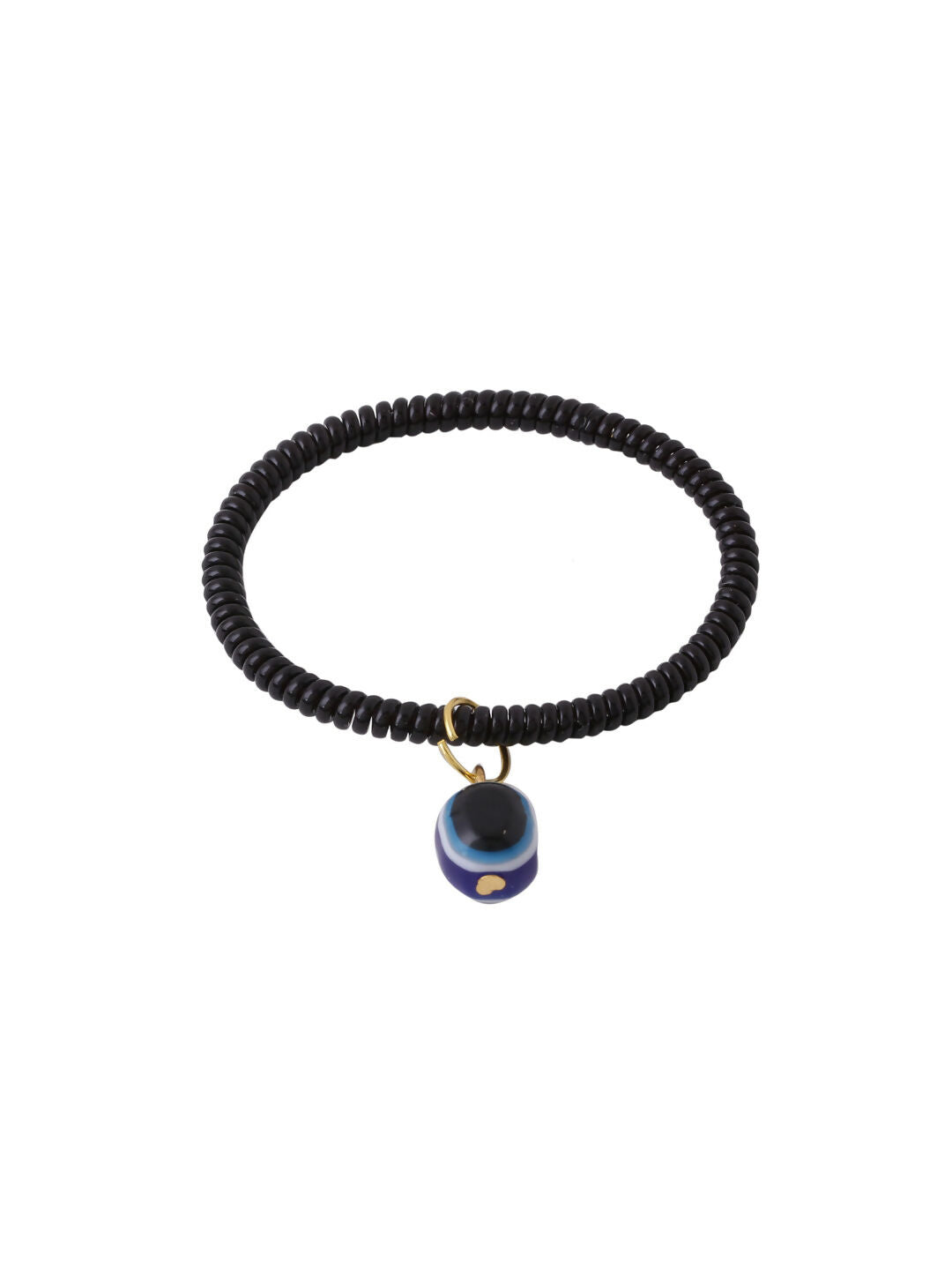 NVR Women Black Evil Eye Adjustable Bracelet - Swadesiicart