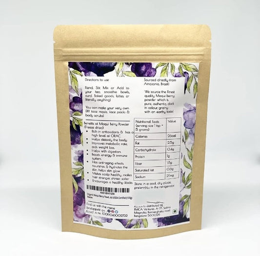 Brut Appetit Maqui Berry Powder (Freeze Dried)