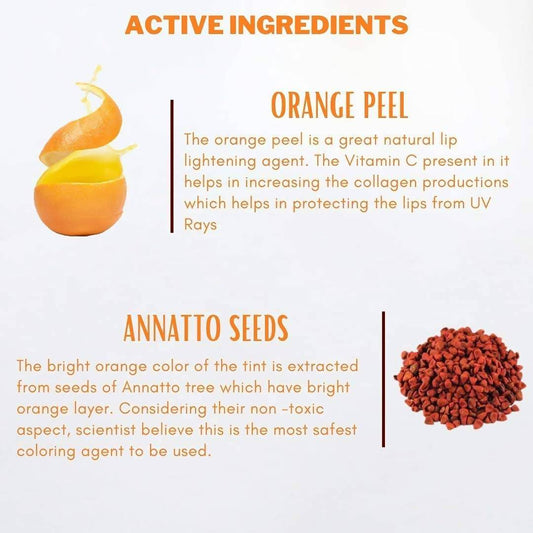 Aegte Organics Orange Peel Lip & Cheek Tint Balm - Swadesiicart