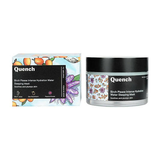 Quench Botanics Birch Please Intense Hydration Water Sleeping Mask - Korean Skincare | Swadesiicart