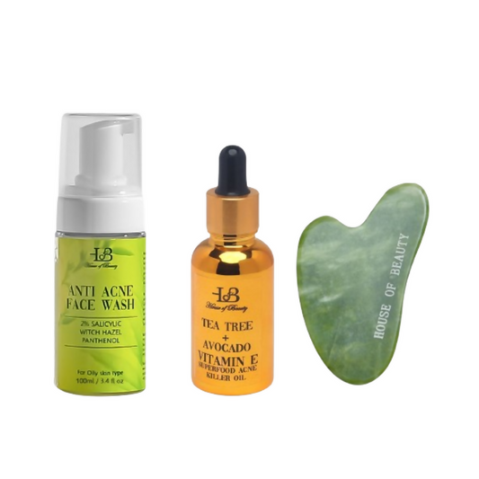 House of Beauty Jade Guasha Kit - Swadesiicart
