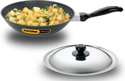 Hawkins Non-stick Stir Fry Pan 26 cm Diameter with Lid 2 L (NDL20S) - Swadesiicart