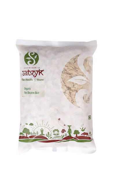 Siddhagiri's Satvyk Organic Red Beaten Rice (Poha)