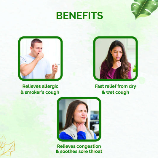 Dr. Vaidya's Tulsi Ginger Cough Syrup | Swadesiicart