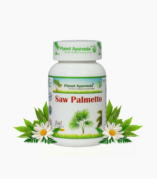 Planet Ayurveda Saw Palmetto Capsules - Planet Ayurveda