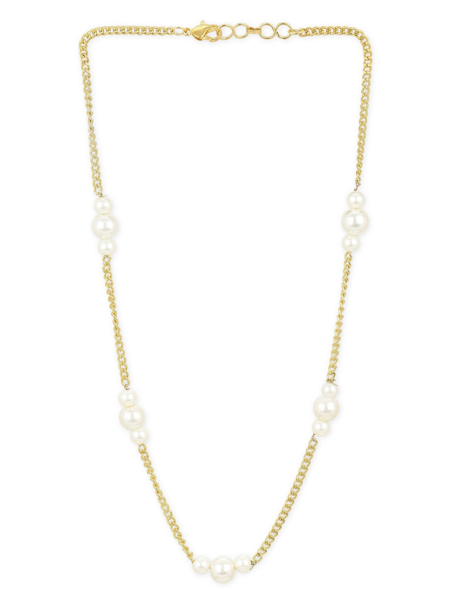 Pearl Neckpiece - Ruby Raang | Swadesiicart