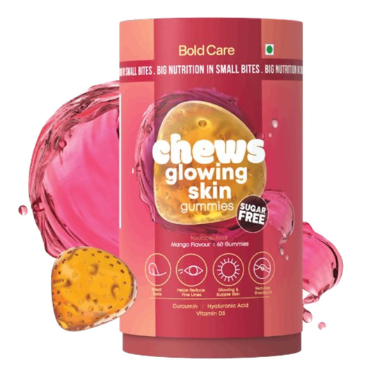Bold Care Chews Glowing Skin Gummies | Swadesiicart
