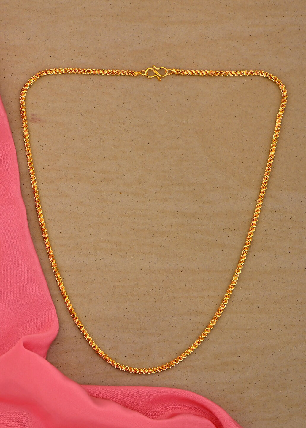 Joban Fashion Women Brass Golden Neck-Chain - Swadesiicart
