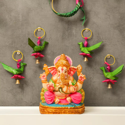 Shuddh Natural Hand Made Palm Leaf Parrot Hanging | Swadesiicart