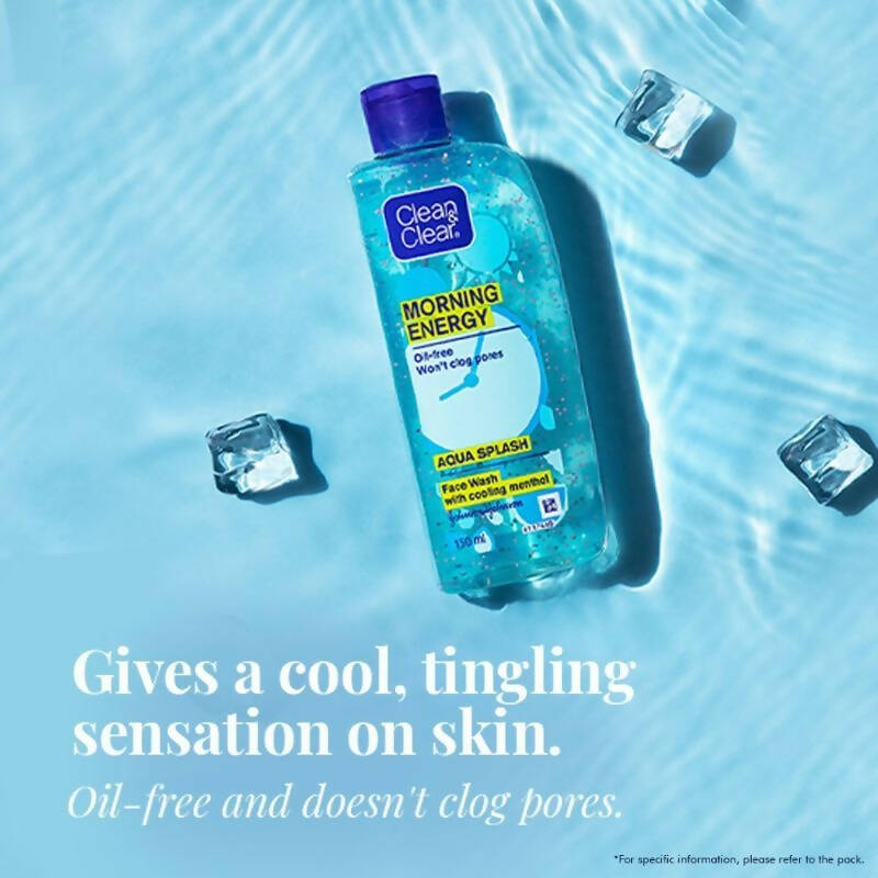 Clean & Clear Morning Energy Aqua Splash Face Wash - Swadesiicart