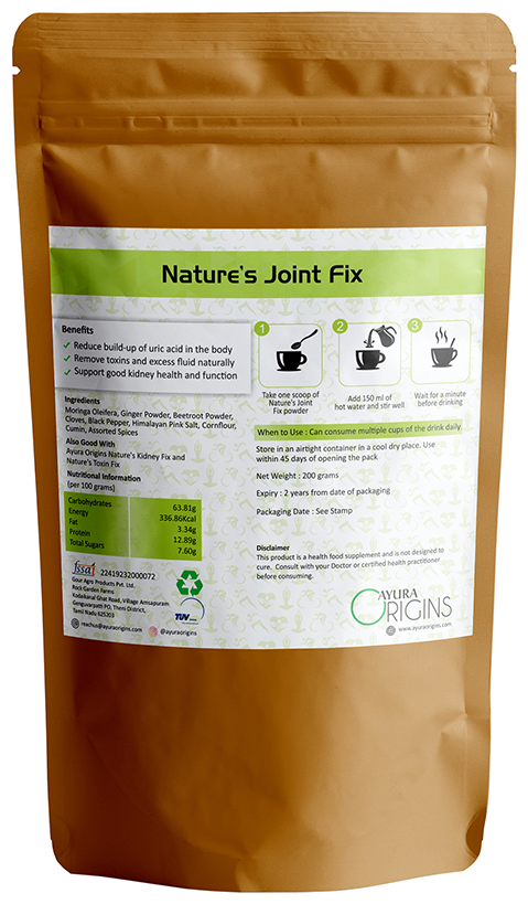 Ayura Origins Nature's Joint Fix Powder - Swadesiicart