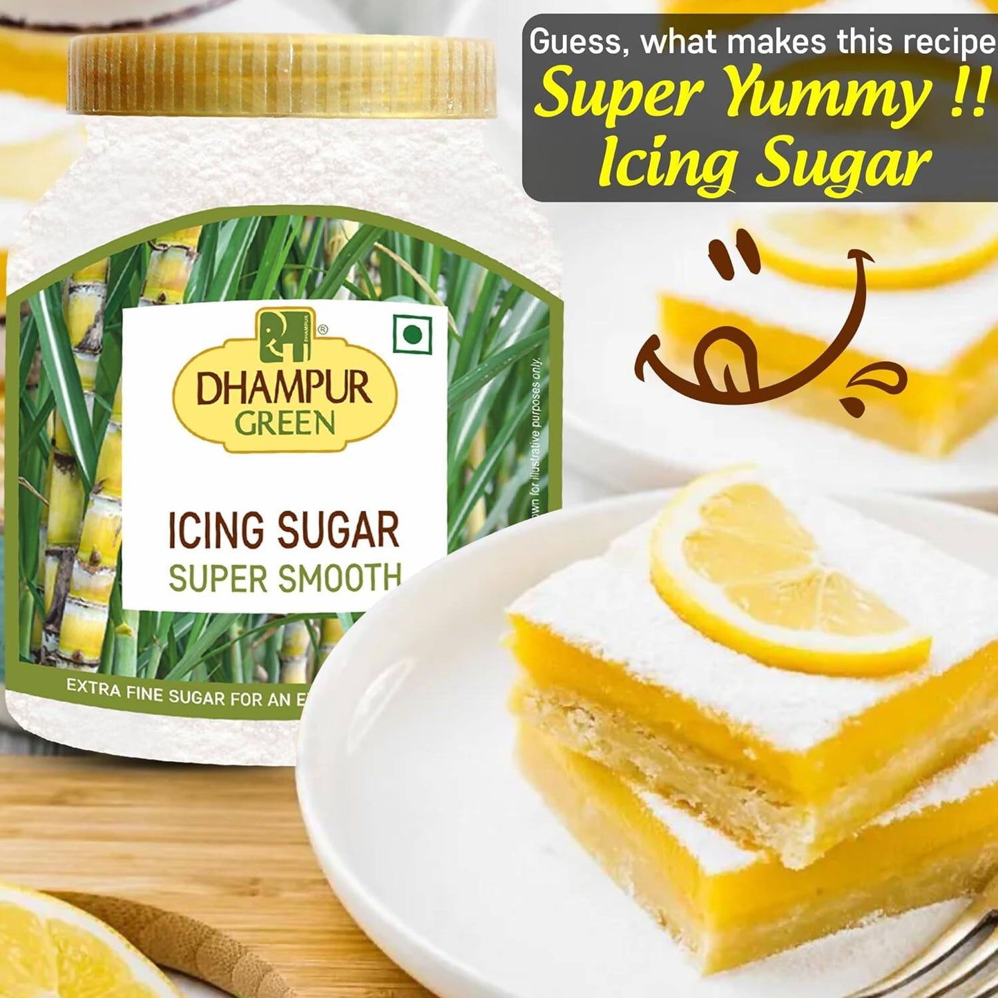Dhampur Green Icing Sugar | Swadesiicart
