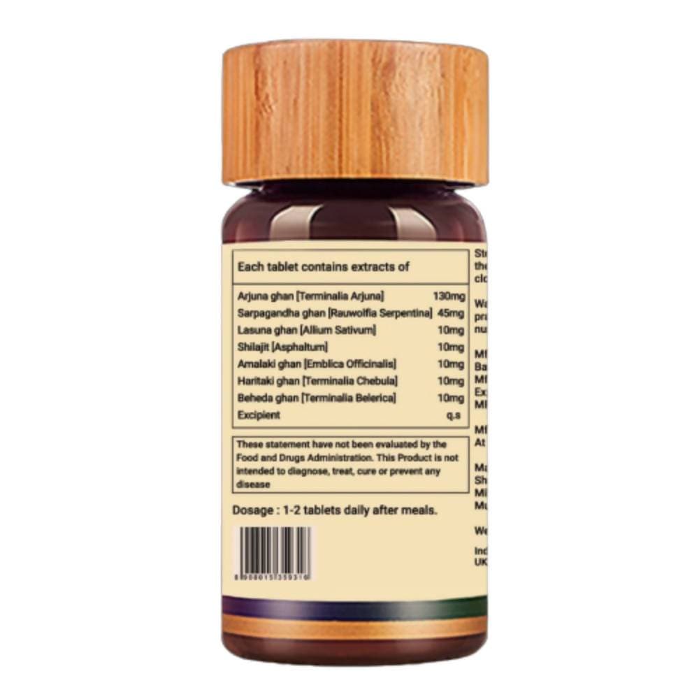 Biogetica Bipsolve (Blood Pressure Support) 80 Tablets - Swadesiicart