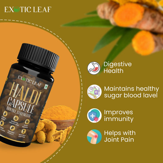 Exotic Leaf Haldi Tablets - Swadesiicart