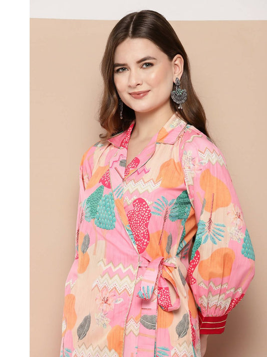 Ahalyaa Women's Traditional Wear Co-ods - Multi | Swadesiicart