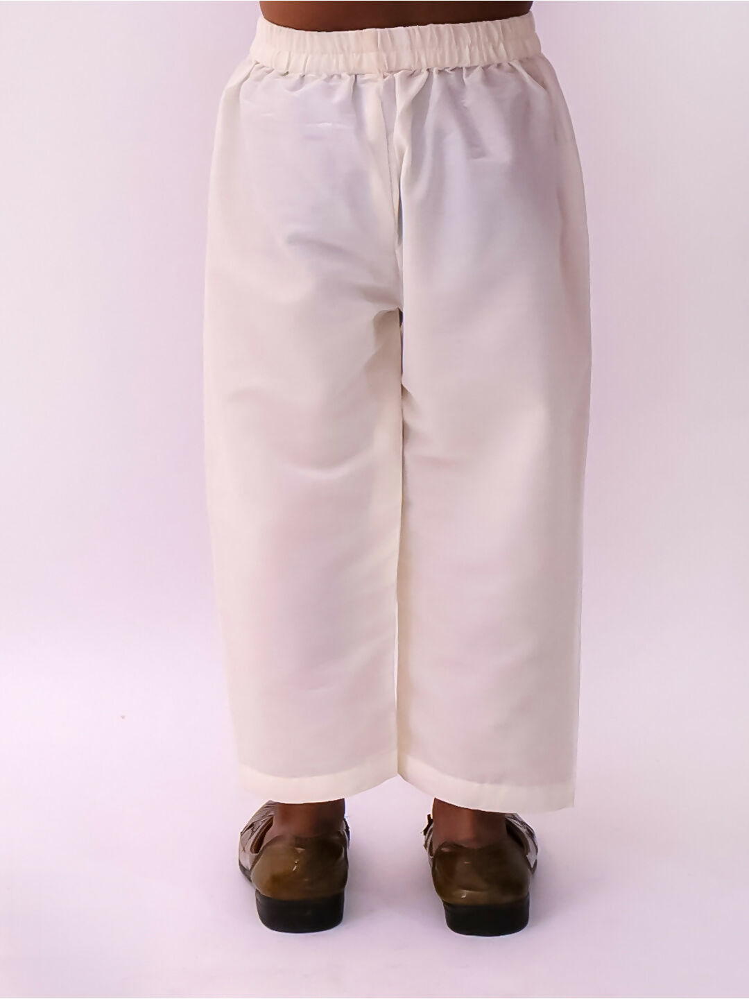 Lil Drama Mishti White Kurta Pyjama and Jacket For Boys | Swadesiicart