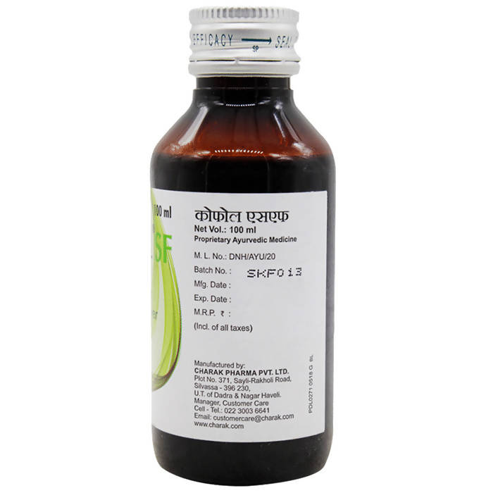 Charak Pharma Kofol SF Syrup | Swadesiicart