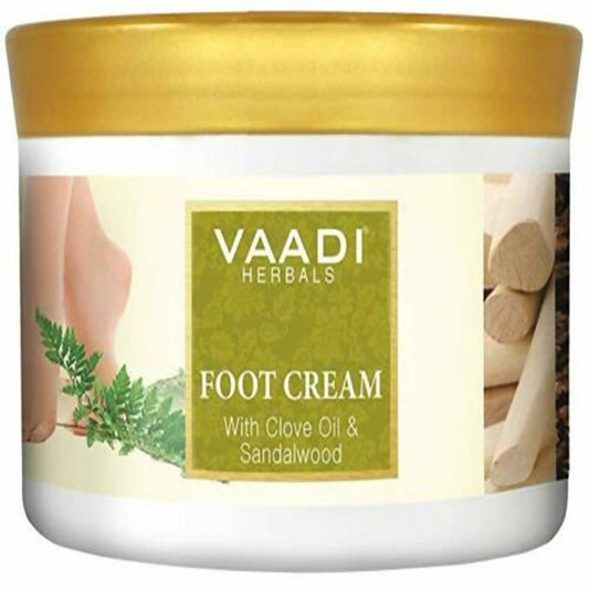 Vaadi Herbals Foot Cream With Clove Oil & Sandalwood - Swadesiicart