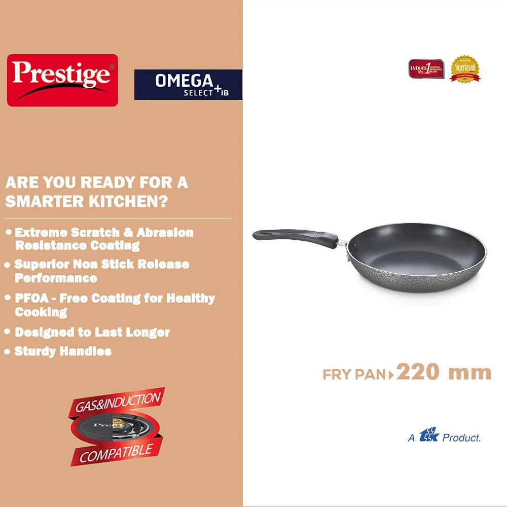 Prestige Aluminium Omega Select Plus IB Non-Stick Fry Pan - Swadesiicart