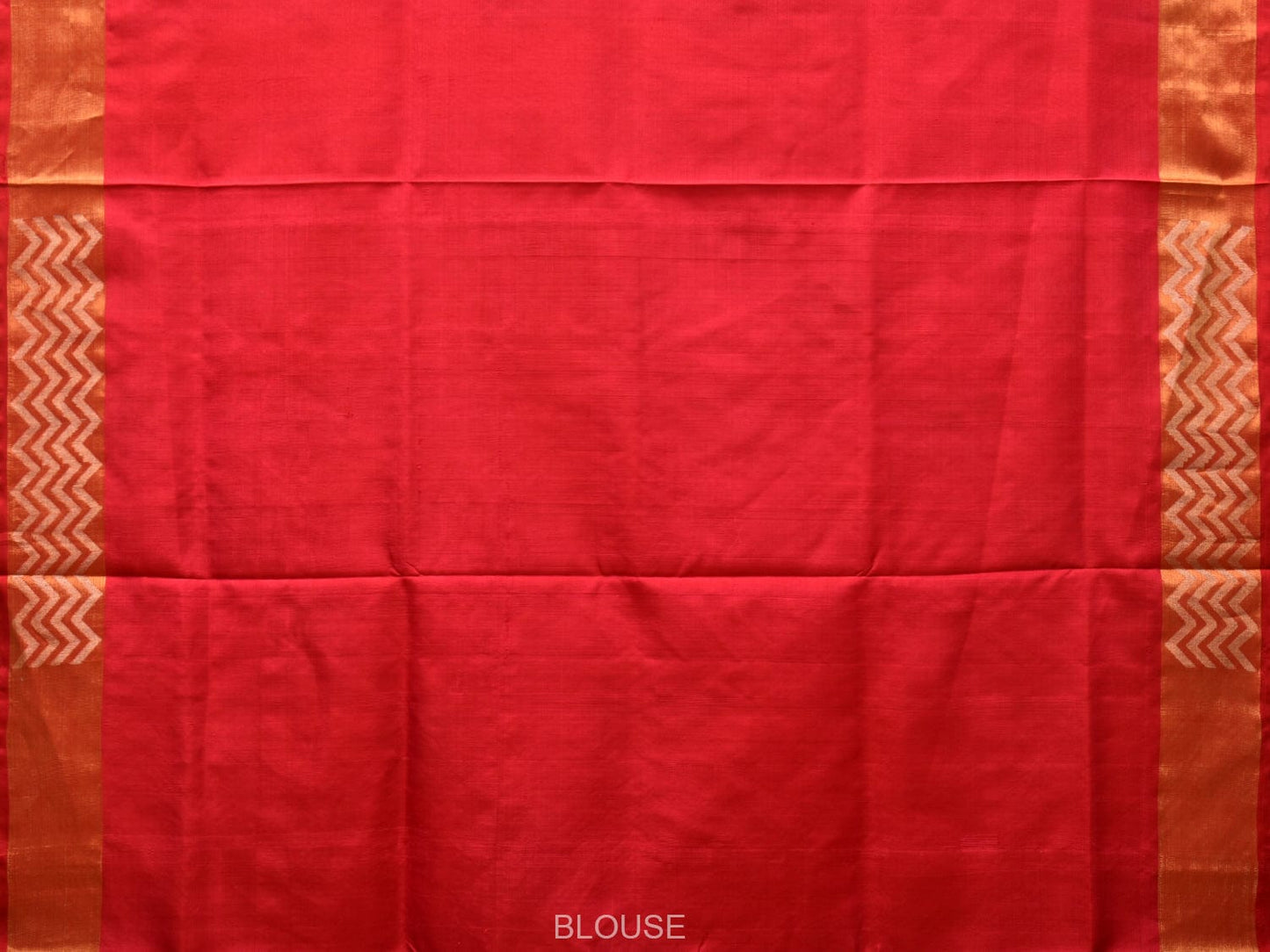 Red Uppada Silk Handloom Saree with All Over Floral Design - Global Threads | Swadesiicart