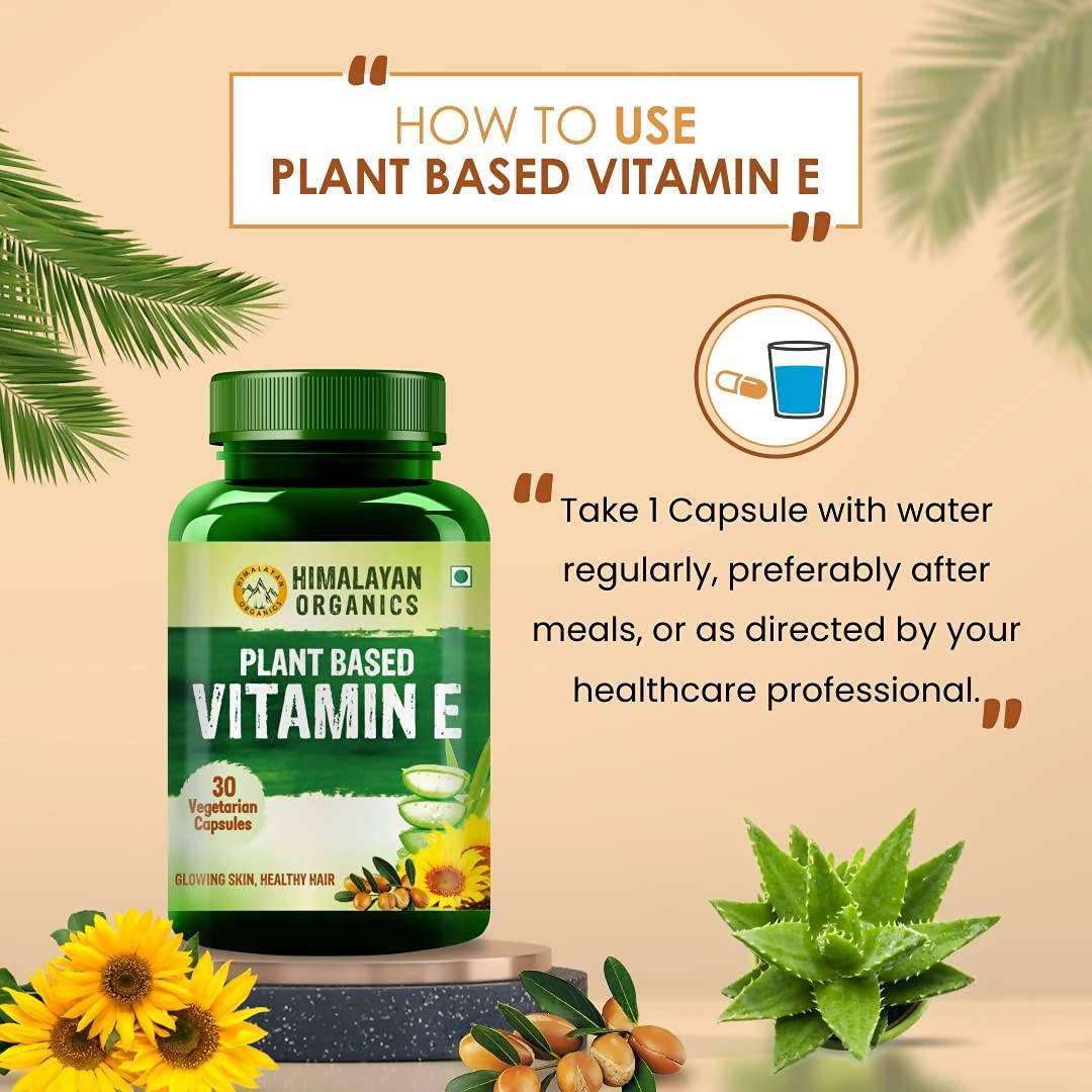 Himalayan Organics Plant-Based Vitamin E Capsules | Swadesiicart