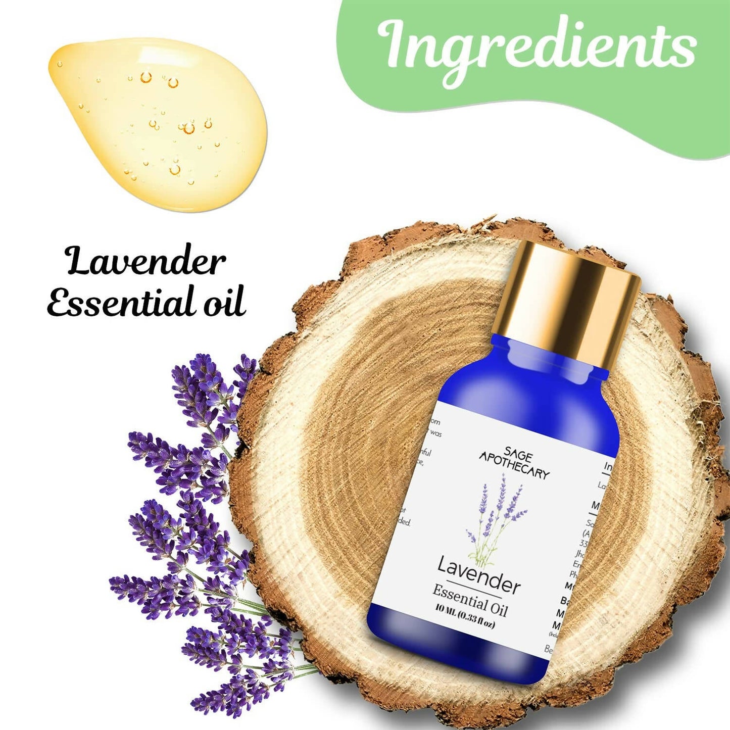 Sage Apothecary Lavender Essential Oil - Swadesiicart