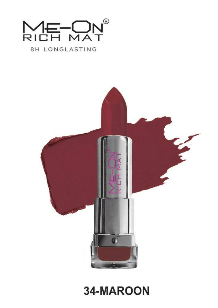 Me-On Professional Rich Mat Lipstick Shade 34 - Swadesiicart