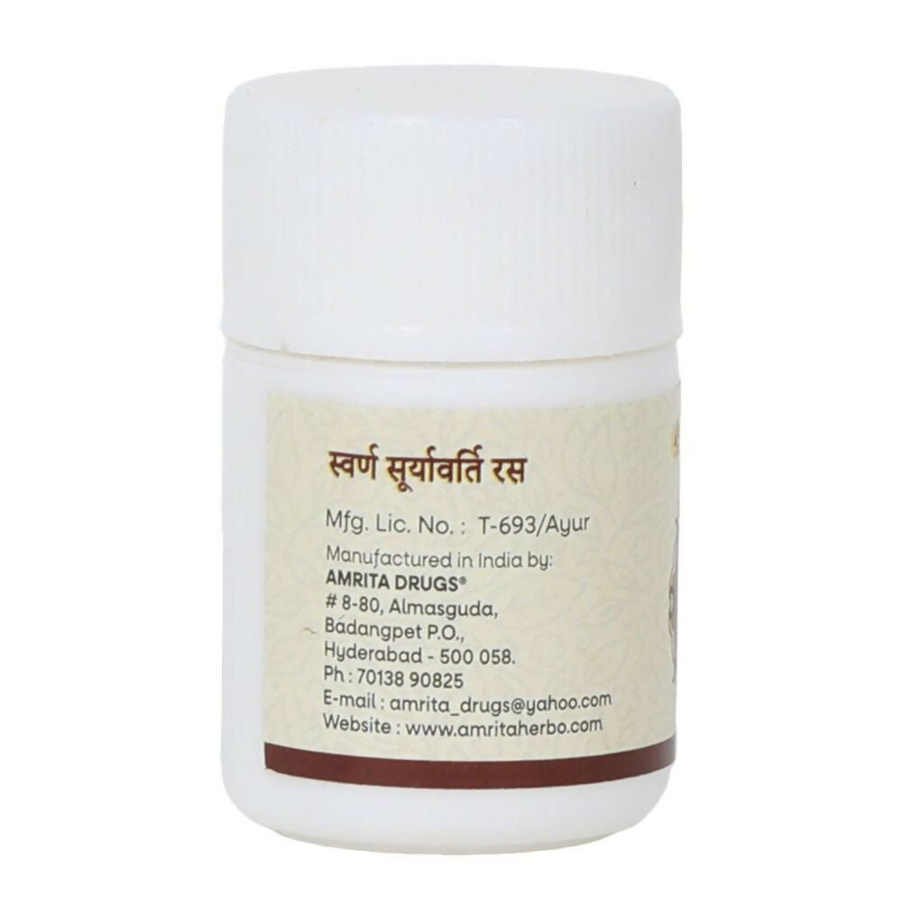 Amrita Swarna Suryavarti Ras Tablets - Swadesiicart