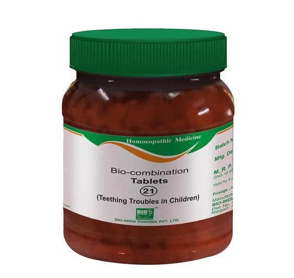 Bio India Homeopathy Bio-combination 21 Tablets | Swadesiicart