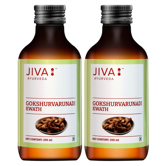 Jiva Ayurveda Gokshuvarunadi Kwath Syrup - Swadesiicart