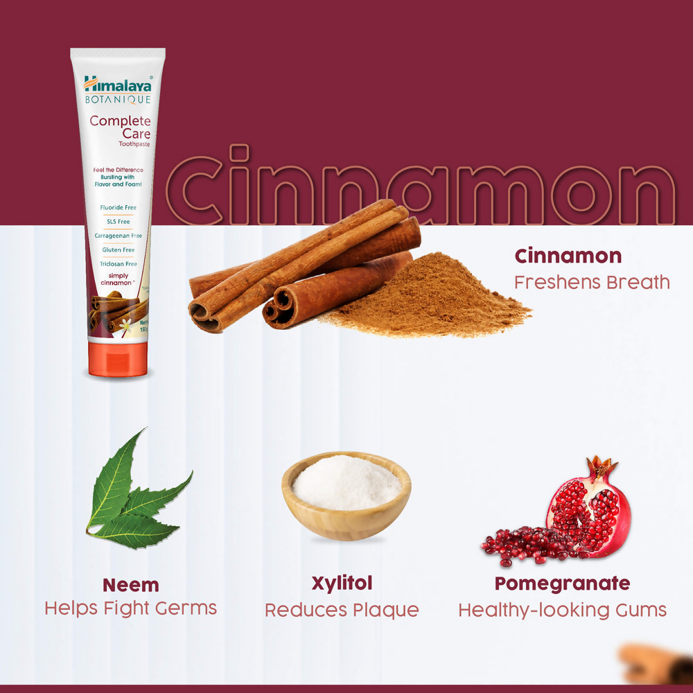 Himalaya Botanique Complete Care Toothpaste (Simply Cinnamon) - Swadesiicart