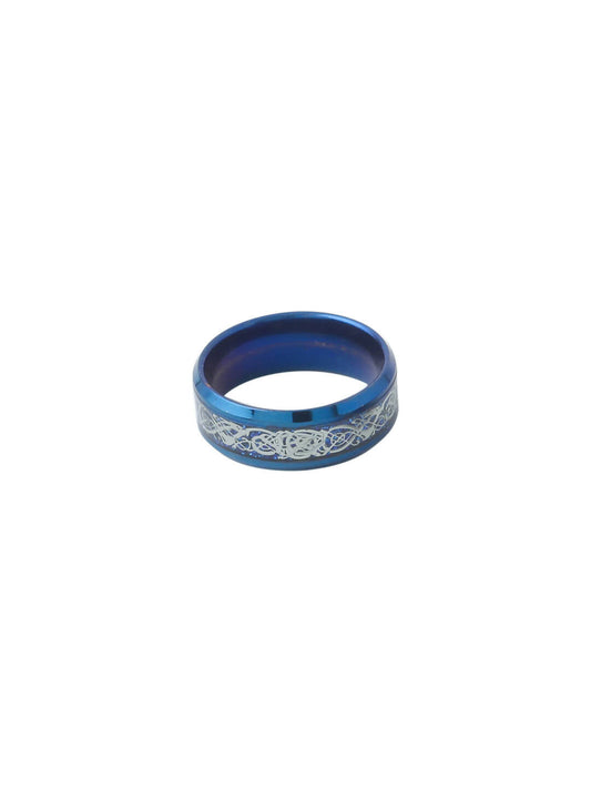 NVR Men's Rhodium-Plated Finger Ring
