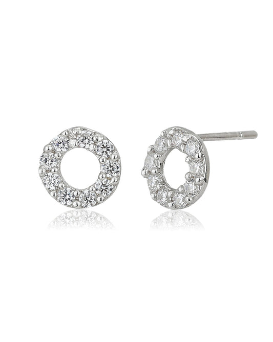 Set Of 2 Gold-Polished With Enamel & Cz Stud Earring For Girls - Wahe Jewels - Swadesiicart