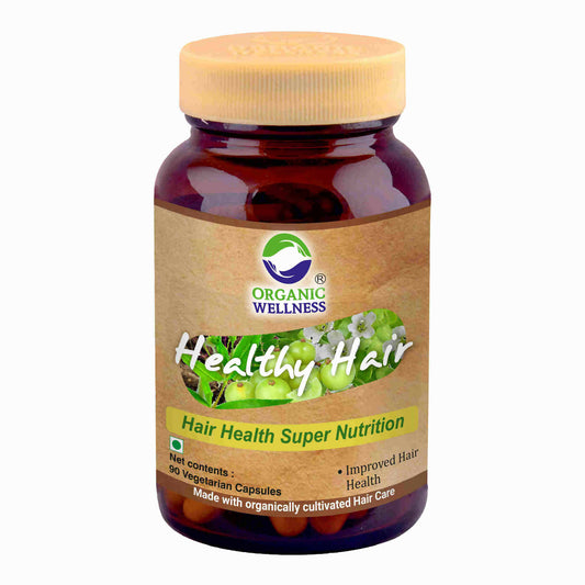 Organic Wellness Healthy Hair Vegetarian Capsules - Organic Wellness Products Private Limited