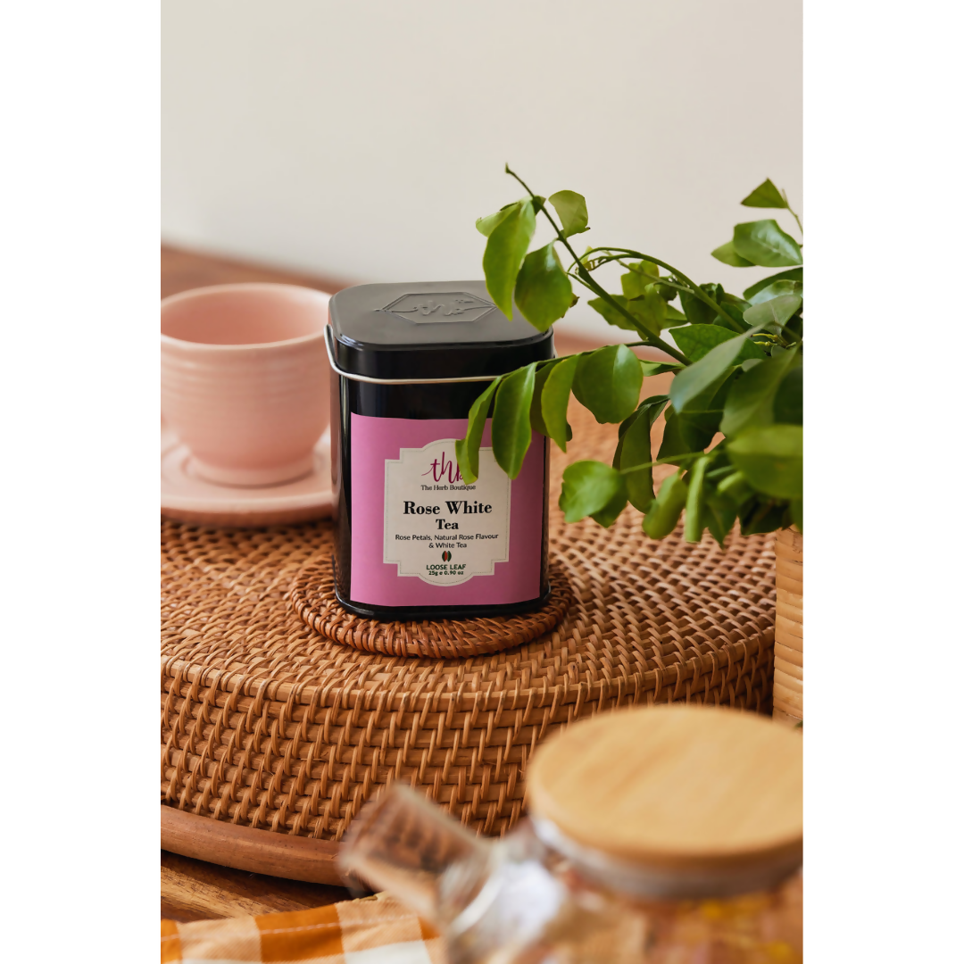 The Herb Boutique Rose White Tea - The Herb Boutique