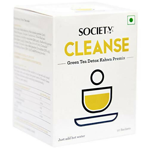 Society Cleanse Green Tea Detox Kahwa Premix | Swadesiicart