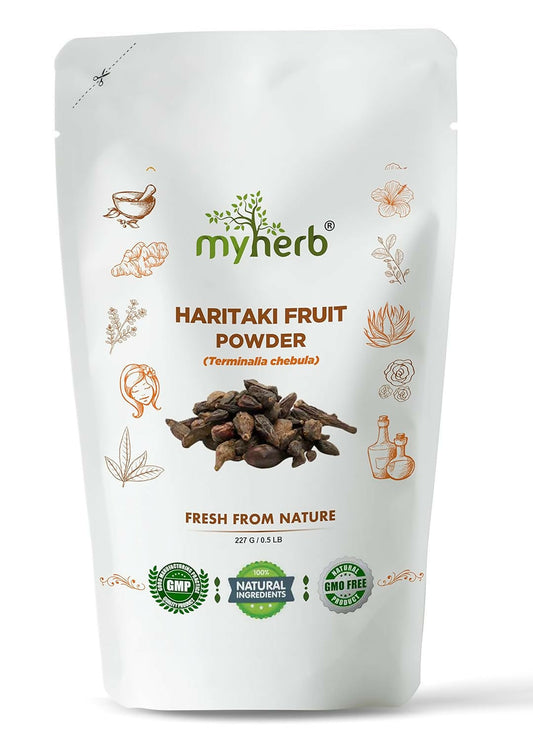 Myherb Natural Organic Haritaki Powder - Swadesiicart