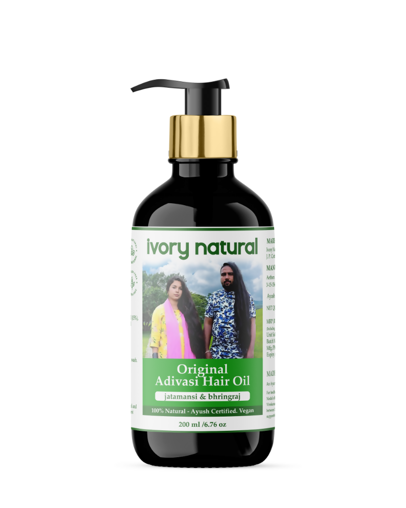 Ivory Natural Adivasi Hair Oil For Growth Of Hair, Hair Strengthening & Nourishment | Swadesiicart