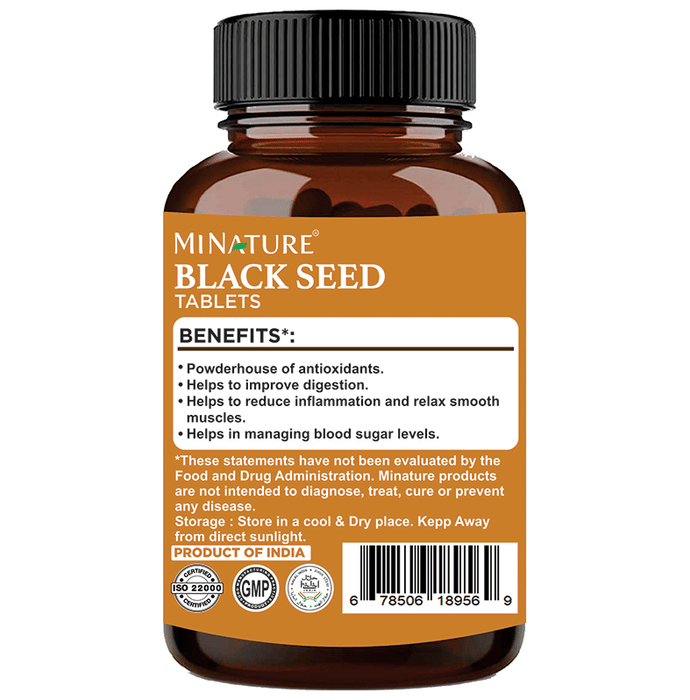 Minature Black Seed Tablets | Swadesiicart