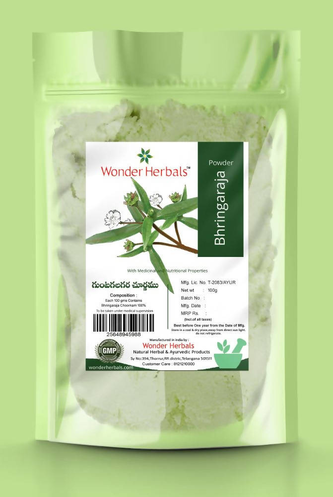 Wonder Herbals Bhringaraja Powder | Swadesiicart