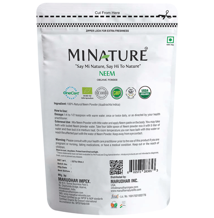 Minature Neem Organic Powder | Swadesiicart