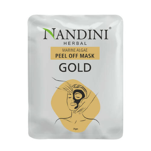 Nandini Herbal Marine Algae Peel Off Mask Gold - Swadesiicart