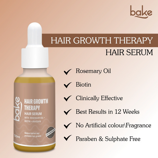Bake Pure Rosemary Oil Hair Serum with Anagain & Biotin | Swadesiicart