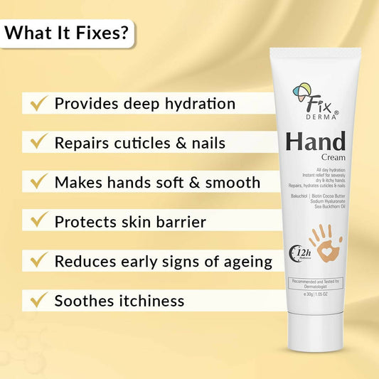 Fixderma Hand Cream for Dry and Rough Hands - Swadesiicart