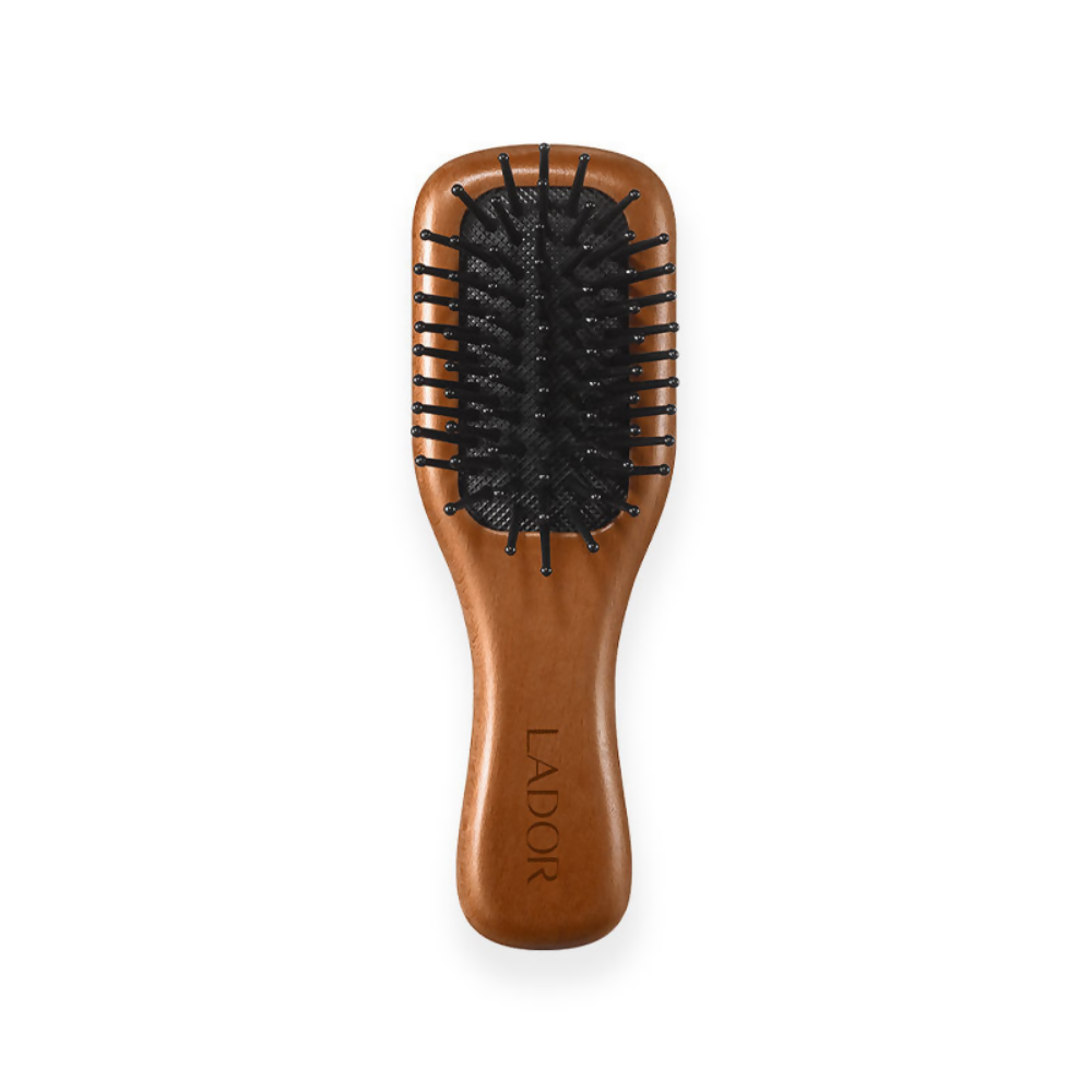 La'dor Mini Wooden Korean Paddle Brush - Swadesiicart