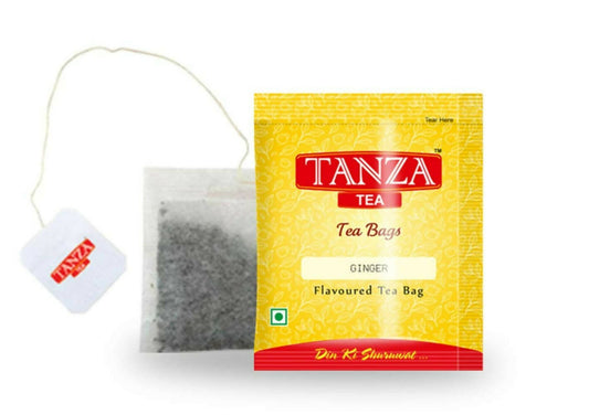 Tanza Tea Ginger Tea Bags - Swadesiicart