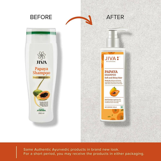 Jiva Ayurveda Papaya Shampoo - Distacart