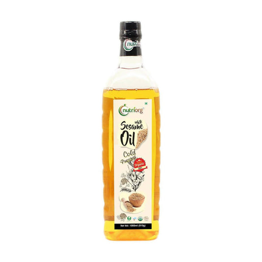 Nutriorg Organic White Sesame Oil - Swadesiicart