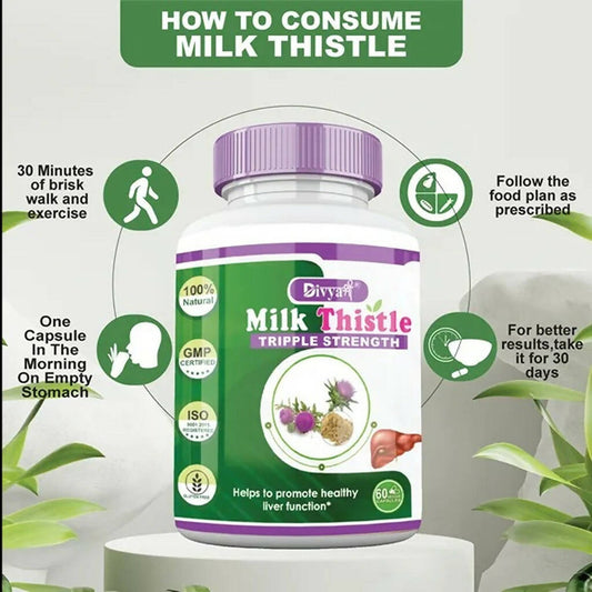 Divya Shree Milk Thistle Capsules - Swadesiicart
