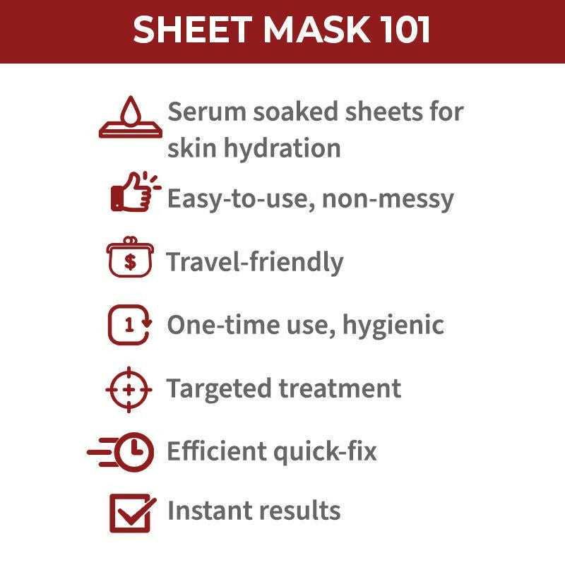 Nykaa Skin Secrets Exotic Indulgence Strawberry + Argan Oil Sheet Mask For Blemish - Free Skin - Swadesiicart